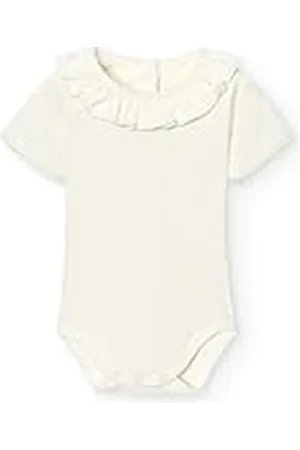 BABIDU Bodysuit met ruches en korte mouwen, voor baby