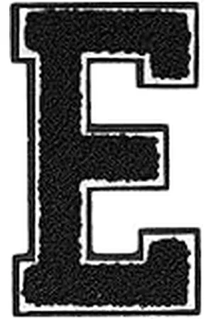 Urban classics Naaitabel UC Letter E, , één maat