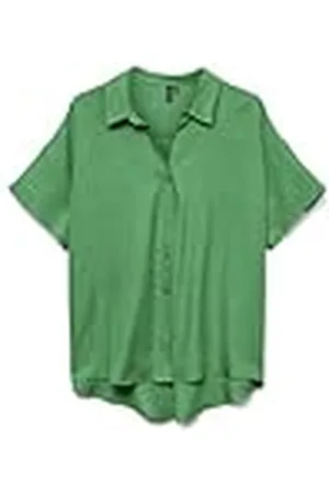 VERO MODA Vmmelaney Queeny Ss Shirt WVN Ga Noos, , M