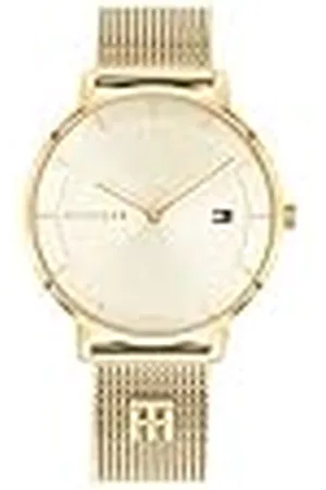 Tommy Hilfiger Analogue Quartz Watch voor dames met roestvrijstalen mesh-armband