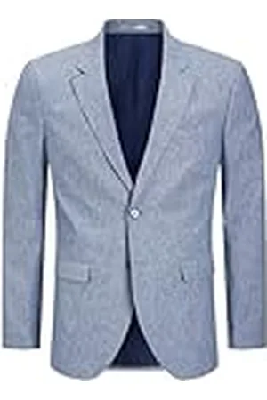 JACK & JONES Jprriviera Linen Blazer Slim Fit Sn, , 54