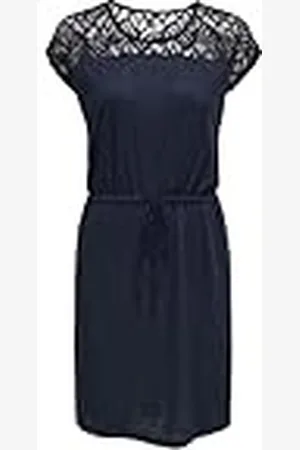 ONLY Onlsindy Life S/S O-Neck Mix Dress JRS, , XL