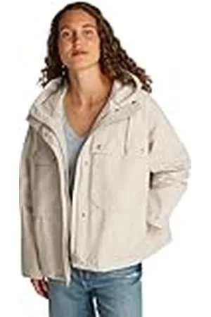 Tommy Hilfiger Dames KATOEN NYLON KORTE PARKA WW0WW44421, Geel, 32, , 58