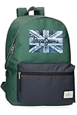 Pepe Jeans Jebb School Rugzak, aanpasbaar aan trolley, 39,6 cm, , 31 x 44 x 17,5 cm, polyester, 23,87 l, van Joumma Bags, , Eén maat, Rugzak aanpasbaar aan trolley