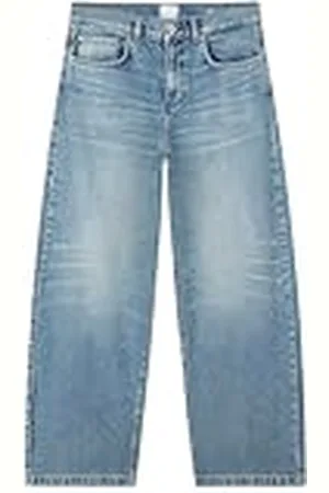 LTB Jeans Dames Larrie B - Baggy High Rise Basic-5-Pocket Medium Wash van katoenmix - Maat W33L32, , 33W / 32L