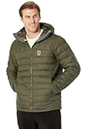 Fjällräven FJÄLLRÄVEN Heren Hoodie M F86121-662 Expeditie Pack Down Hooded-Jacket, Deep Forest, XXL, , XXL