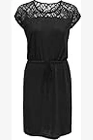 ONLY Onlsindy Life S/S O-Neck Mix Dress JRS, , XS