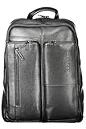 Piquadro Ronnie Laptoprugzak, middelgroot, 14 inch (14 inch), van leer, , S, Zakelijk