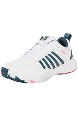 K-Swiss Court Express 2 tennisschoenen, wit/stargazer/neon blaze, EU 32,5, , 32.5 EU