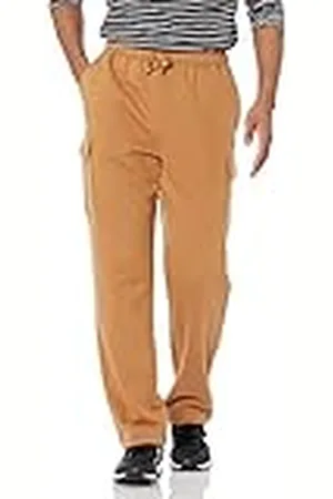 Amazon Heren Cargo Fleece Joggers, Tan, S