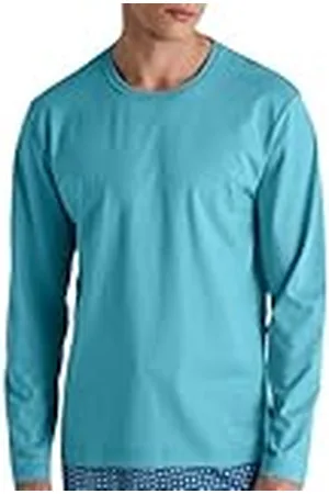 Calida RMX Sleep shirt met lange mouwen voor heren, van 100% biologisch katoen, , 46/48 NL