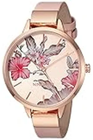 Nine West Dameshorloge met bloemenwijzerplaat