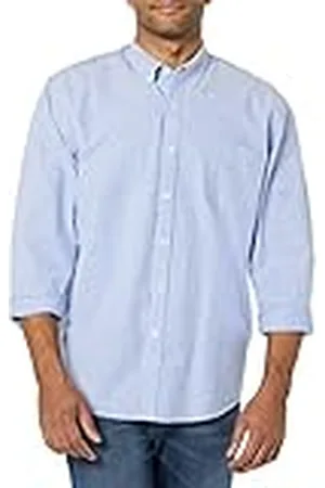 Amazon Slim-fit Lange mouw Effen Pocket Oxford Shirt Knop, , US XXL (EU XXXL-4XL)