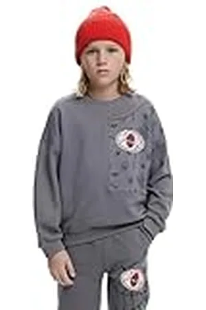 Desigual Sweat_Patches_MARV, 2014 Donkergrijs, 9/10, , 10 jaar