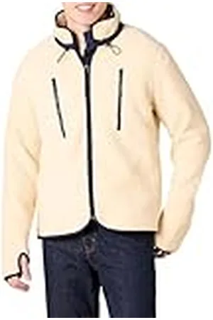Amazon Teddyfleece herenjack met volledige rits, , XS