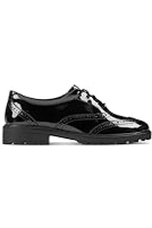 Clarks Glossy Scala instappers voor meisjes | Tijdloos silhouet | Zacht Foam voetbed | Geurbestrijdingstechnologie | Brede pasvorm beschikbaar, , 38 EU
