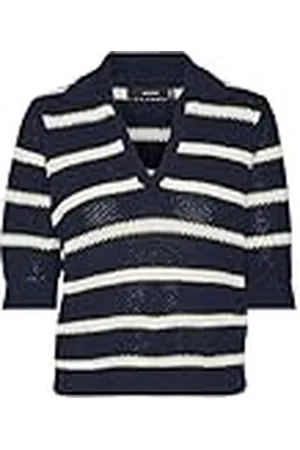 VERO MODA VMAZING 2/4 V-hals Polo Pullover Boo, , M
