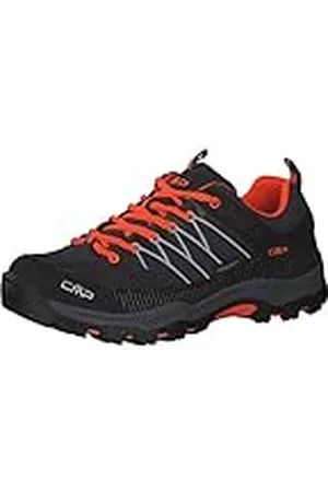 CMP KIDS RIGEL LOW TREKKING SHOES KIDS WP Unisex Kids Trekkingschoenen Low-Top, Antracite-Flash Orange, 40 EU