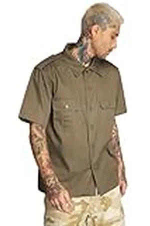 Brandit Heren ons Hemd Kurzarm Shirt - groen - 3XL