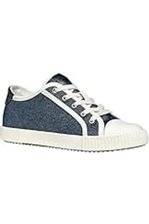 Geox D BLOMIEE B sneakers voor dames, marineblauw/optic white, 37 EU, , 37 EU