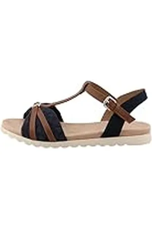 TOM TAILOR Dames 5390490031 sandalen, marineblauw, 42 EU, , 42 EU