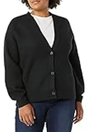 Amazon Dames Soft Touch Geribbelde Blouson Cardigan, , XXL