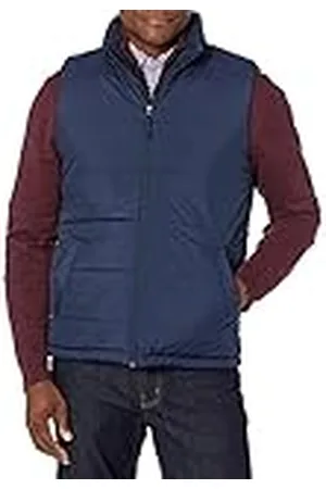 Amazon Zwaar gewicht Puffer Vest Down Navy, XXL