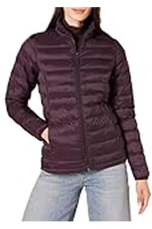 Amazon Lichtgewicht waterbestendige verpakte Puffer Jacket Down Alternatieve jas, Bourgondië, S (UK 10-12)