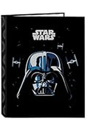 Safta Star Wars Rebellion Ordner met 4 ringen, ideaal voor kinderen van verschillende leeftijden, comfortabel en veelzijdig, kwaliteit en duurzaamheid, 26,5 x 33 cm, , M, casual