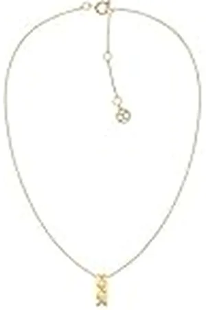 Tommy Hilfiger Sieraden Dames Hanger Ketting in Geel - 2780913, Eén maat, Roestvrij staal, Geen edelsteen