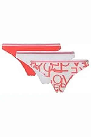 Pepe Jeans Classic 3P Love Thong Tanga, (Red), XL voor dames, , XL