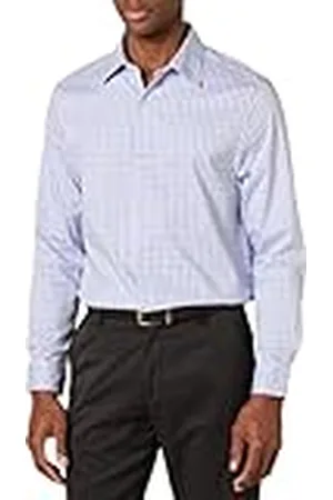 Amazon Heren Regular-Fit Lange Mouw Stretch Jurk Shirt, , M