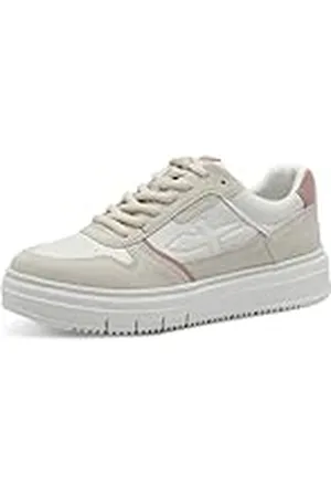 Tamaris Dames 1-23746-43 sneakers, wit uni, 40 EU, , 40 EU