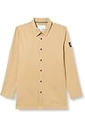 Calvin Klein Jeans Heren Monologo Badge Shirt Casual, , L
