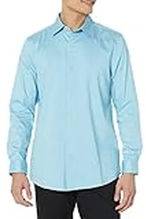 Amazon Heren Regular-Fit Lange Mouw Stretch Jurk Shirt, , XXL