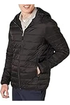 Amazon Lichtgewicht Waterbestendig Packable Hooded Puffer Jacket Down Alternatieve jas, , M