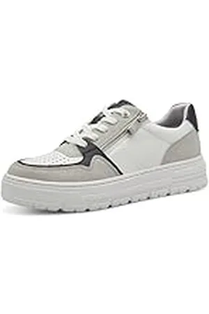 Marco Tozzi Damessneakers, wit/zwart, 38 EU, , 38 EU