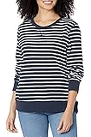 Amazon Franse Terry Fleece Crewneck Sweatshirt Marine Streep, S