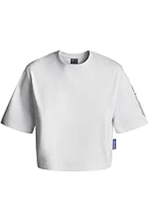 Pepe Jeans PEPE JEANS vrouwen BOXY CROP TEE T-shirt, wit (WIT), M, , M