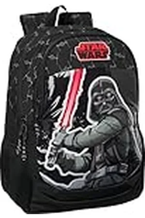 Safta Star Wars The Fighter Schoolrugzak voor kinderen, ideaal voor kinderen van verschillende leeftijden, comfortabel en veelzijdig, kwaliteit en duurzaamheid, 32 x 16 x 44 cm, , , Standaard