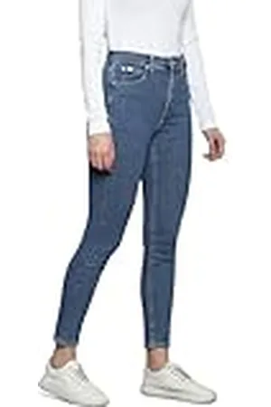 Calvin Klein Jeans Skinny broek met hoge taille voor dames, , 24W / 30L