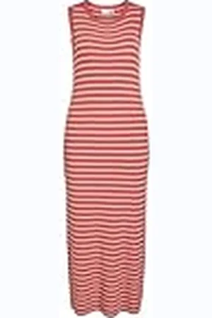 VILA Vizicha O-hals L/S Midi Knit Jurk voor dames, , S
