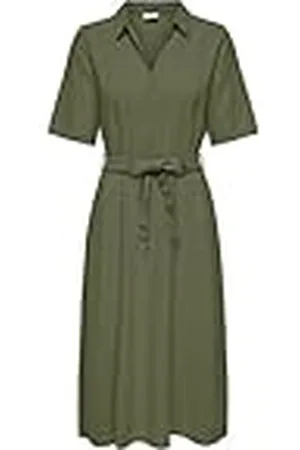 JDY Dames say 2/4 Midi Shirt Dress WVN Noos, , L