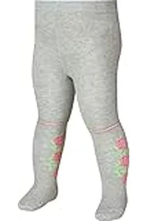 Playshoes Meisjes Supersoft met rozen voldoet aan Oekotex-100 normen panty, , 12-24 Maanden