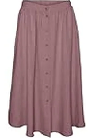 VERO MODA Vmmelaney H/W Button Calf Skirt WVN Ga, , S