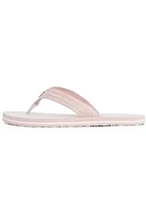 Tommy Hilfiger Dames Flip Flops Stripes Beach Sandaal met logo, , 35 EU