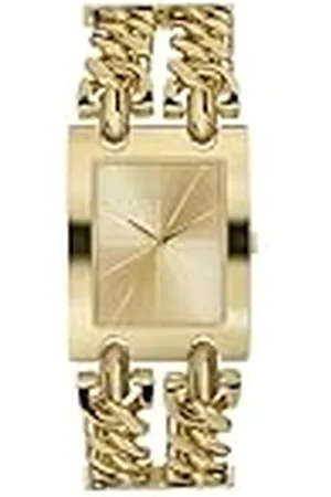Guess Analoog dameshorloge Heavy Metal met roestvrijstalen armband, , Eén maat, Klassiek