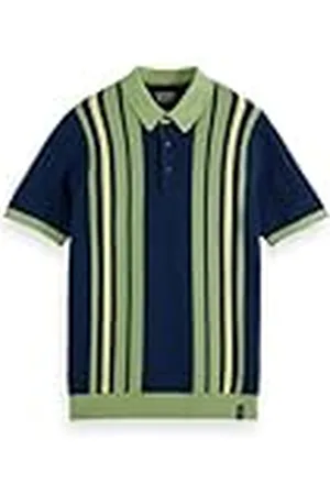 Scotch&Soda Gestructureerde gebreide regular fit polo, , S