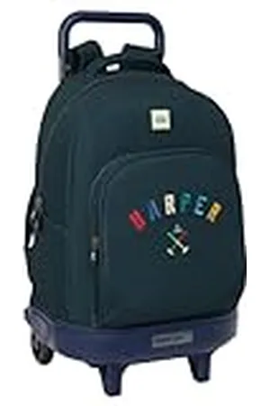 Safta Harper & Neyer Grote rugzak met wielen, compact, afneembaar, ideaal voor kinderen van verschillende leeftijden, comfortabel en veelzijdig, kwaliteit en duurzaamheid, 33 x 22 x 45 cm
