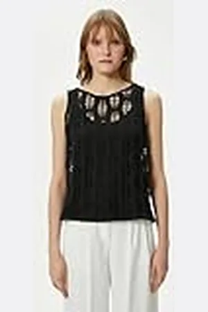 Koton Dames Ajore Detail Halter Neck Tank Top, , M